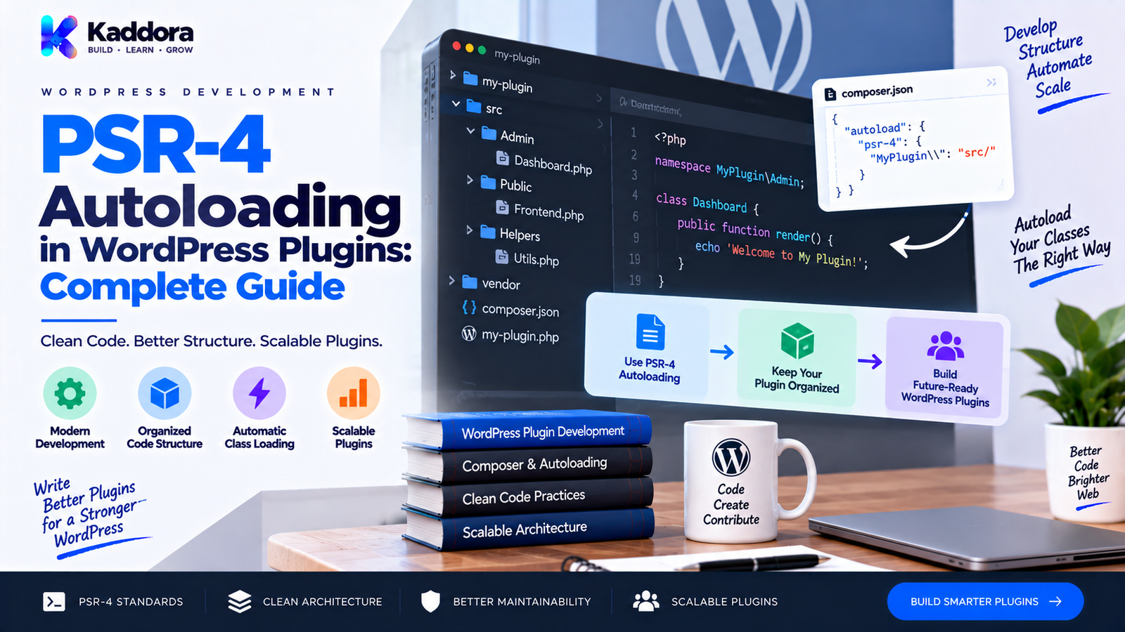 PSR-4 Autoloading in WordPress Plugins: Complete Guide
