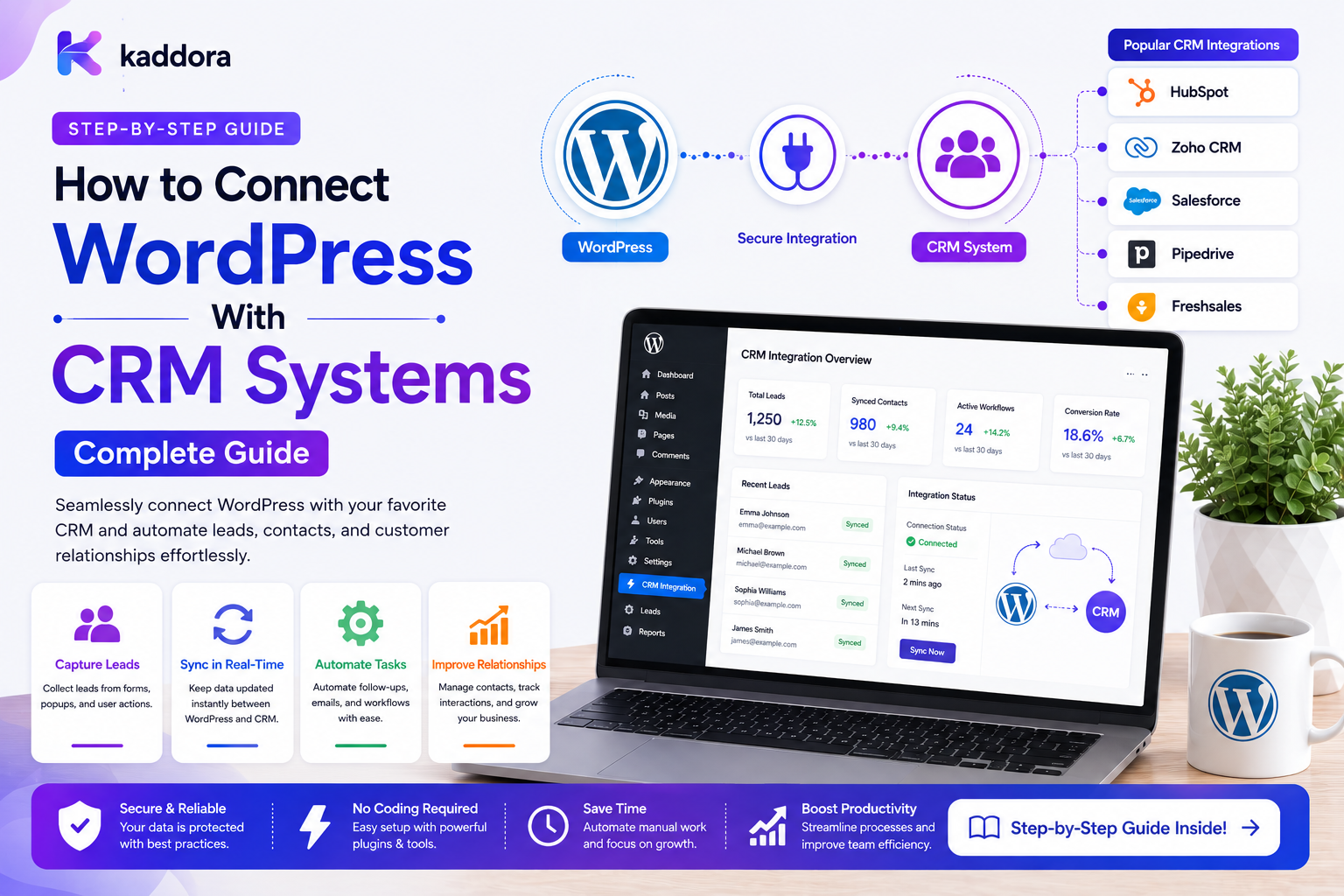 How to Connect WordPress With CRM Systems: Complete Guide