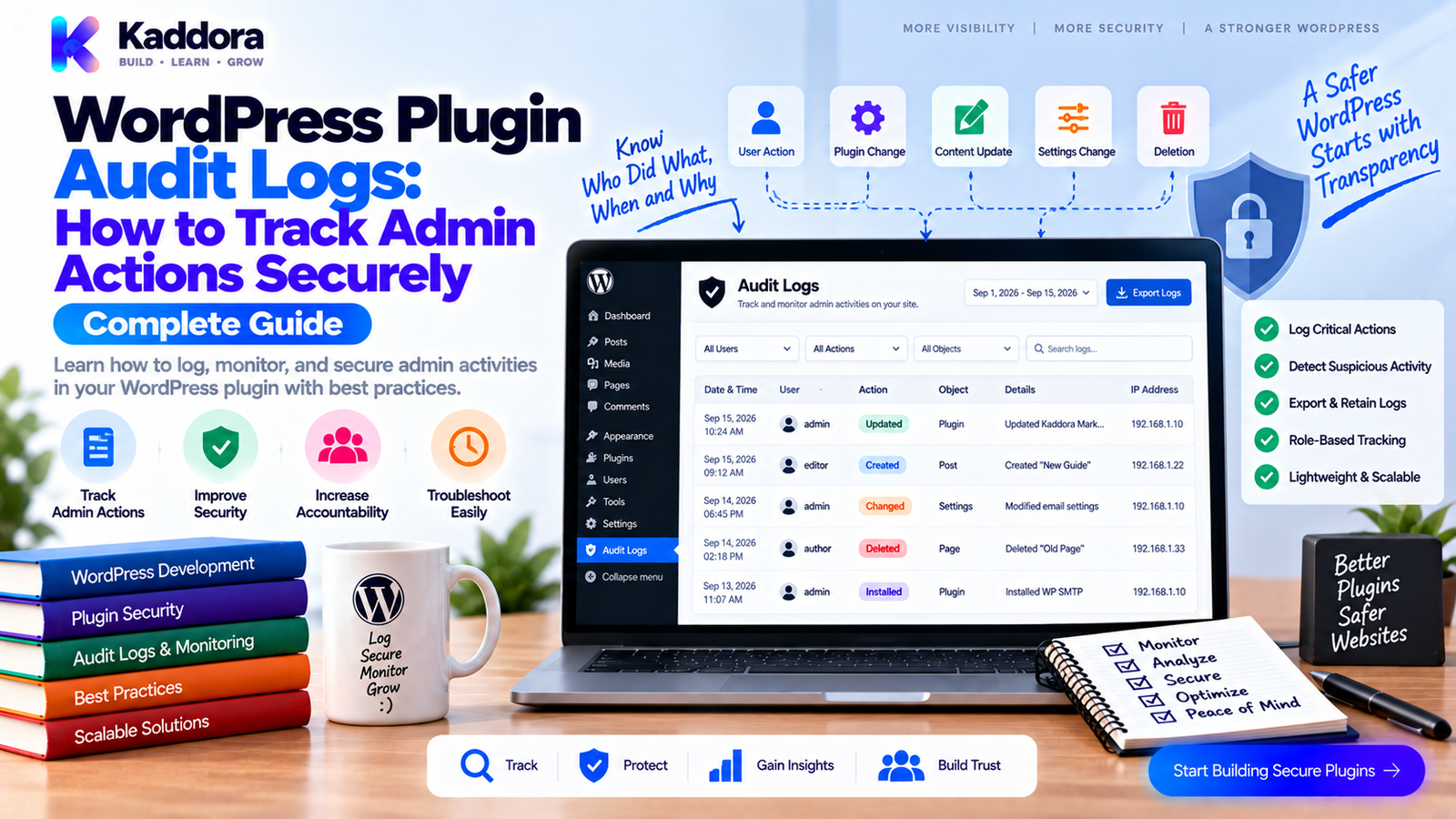 WordPress Plugin Audit Logs: How to Track Admin Actions Securely