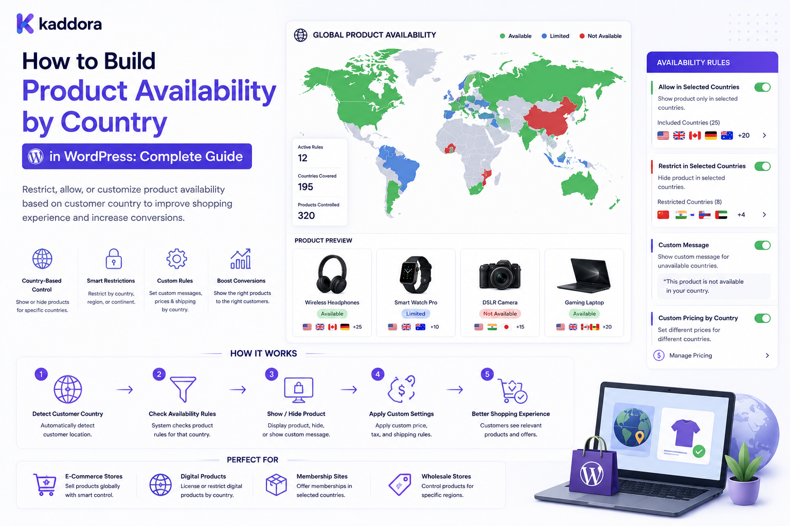 How to Build Product Availability by Country in WordPress: Complete Guide