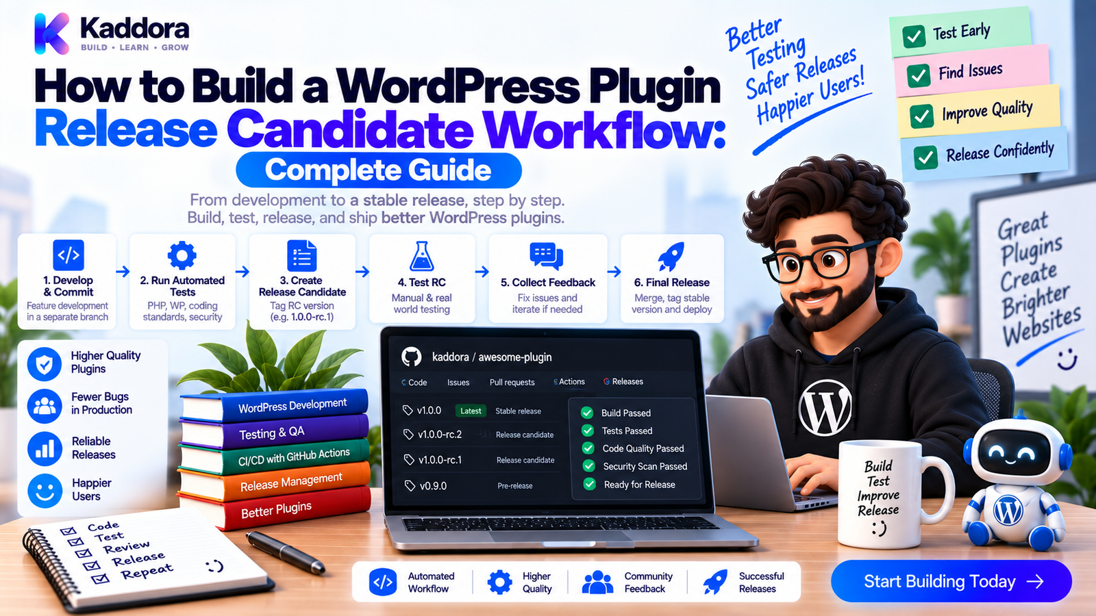 How to Build a WordPress Plugin Release Candidate Workflow: Complete Guide