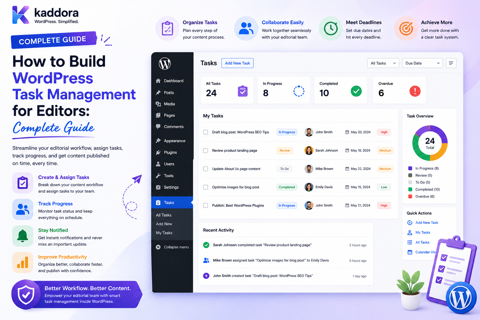 How to Build WordPress Task Management for Editors: Complete Guide