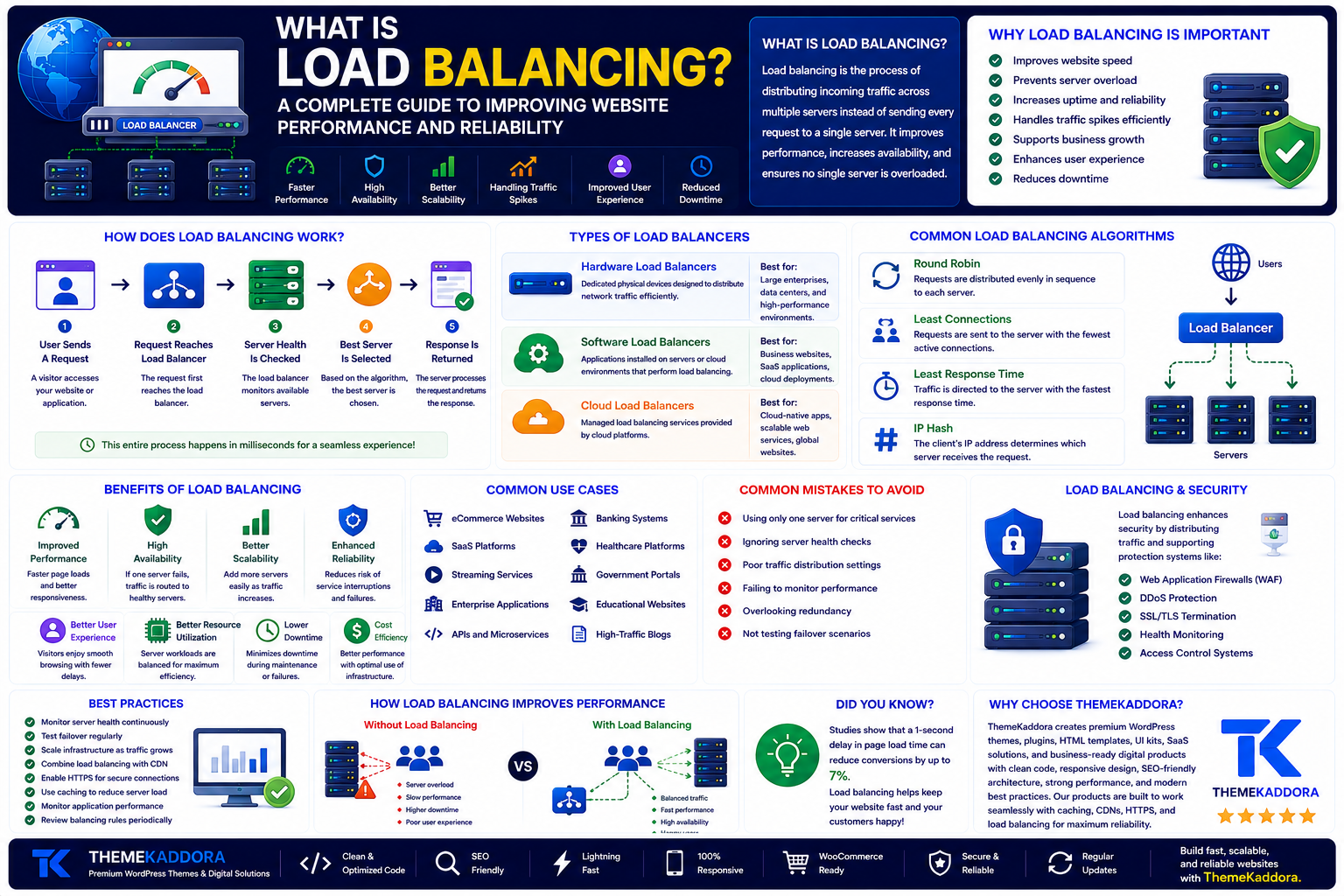 What Is Load Balancing? A Complete Guide to Improving Website Performance and Reliability