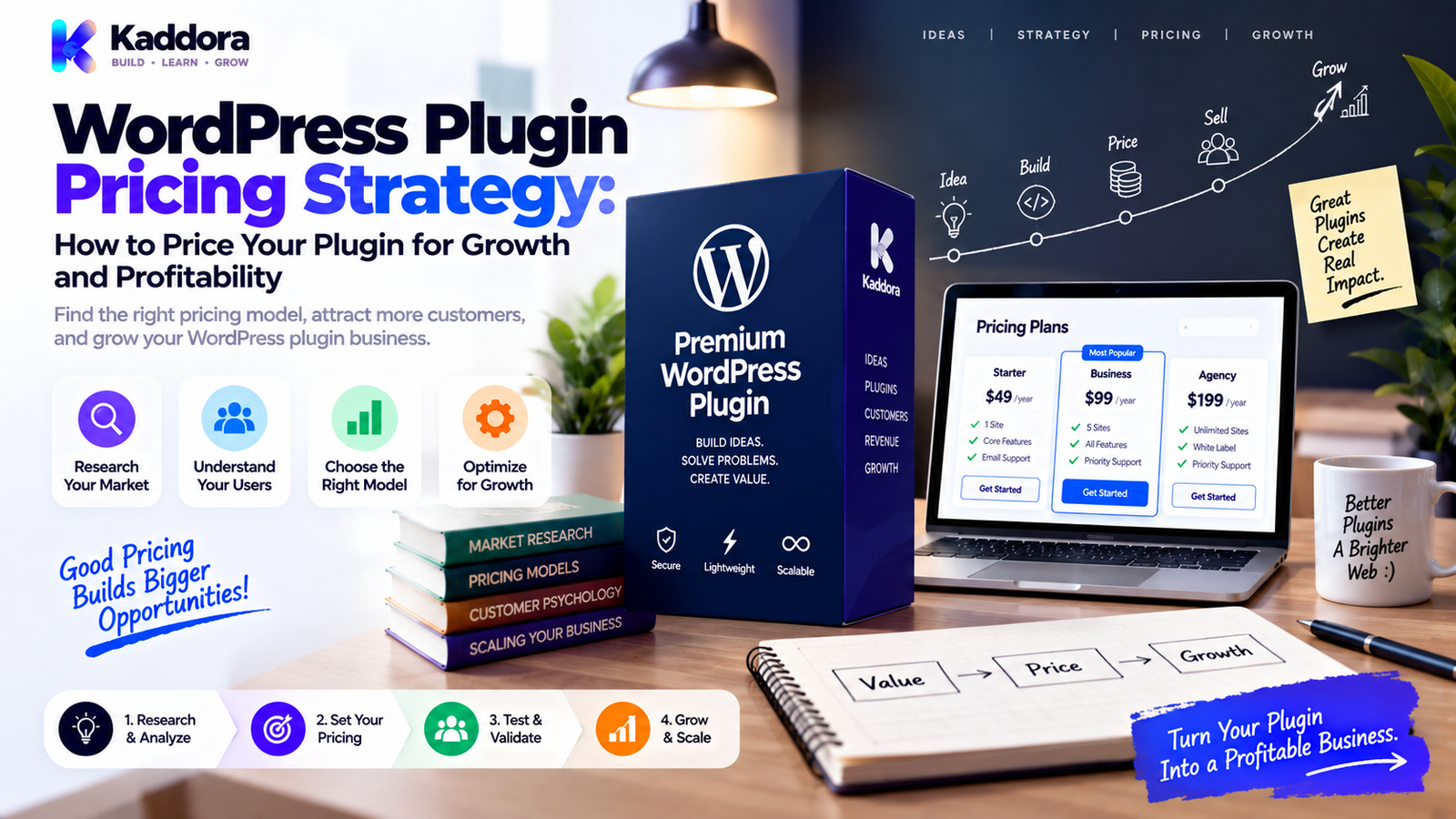 WordPress Plugin Pricing Strategy: How to Price Your Plugin for Growth and Profitability