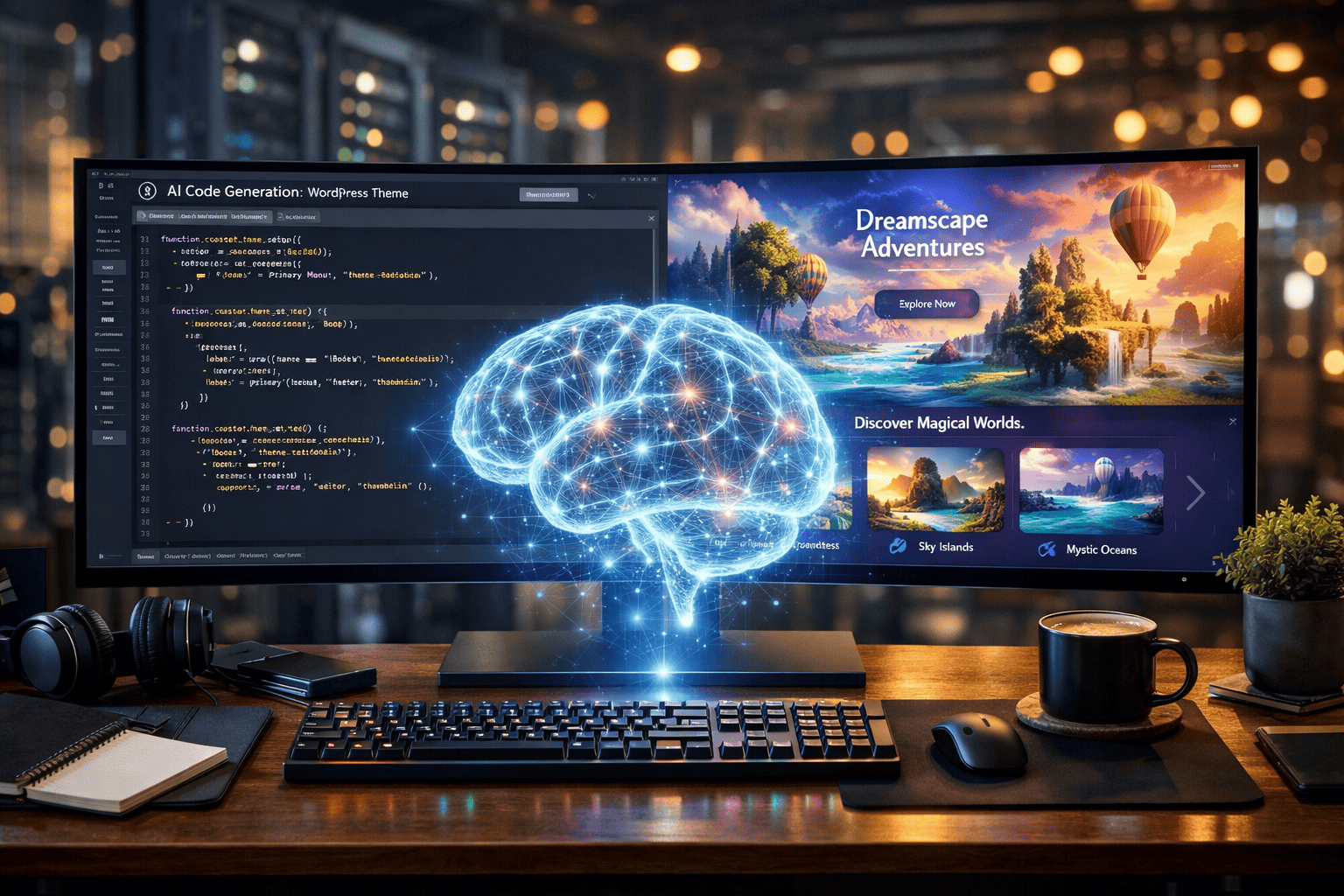 From Code to Creativity: Using AI to Design WordPress Themes Faster