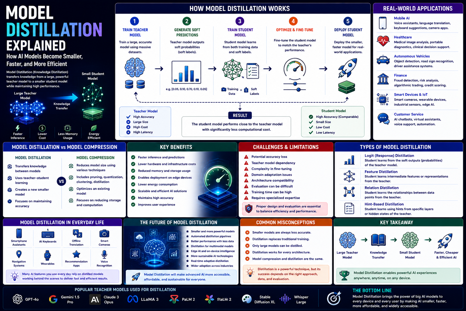 Model Distillation Explained: How AI Models Become Smaller, Faster, and More Efficient